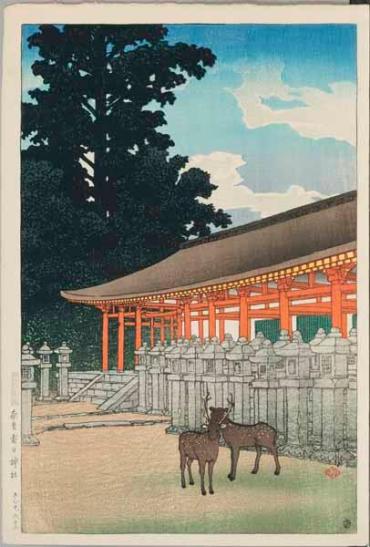 Kasuga Shrine, Nara, from the series Souvenirs of Travels, Second Series