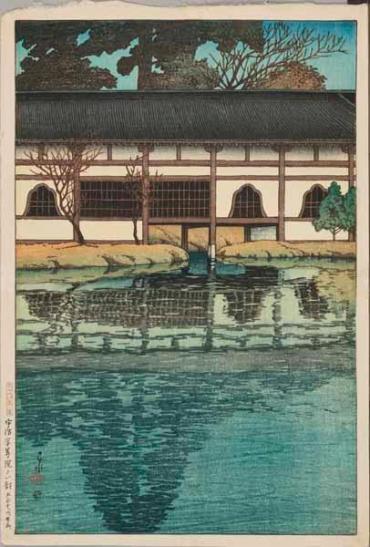 Section of the Byodoin Temple, Uji, from the series Souvenirs of Travels, Second Series