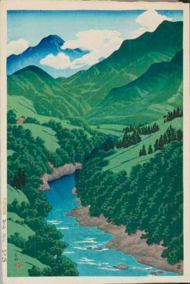 Yana River, Koshu, from “Souvenirs of Travel, Second Series”
