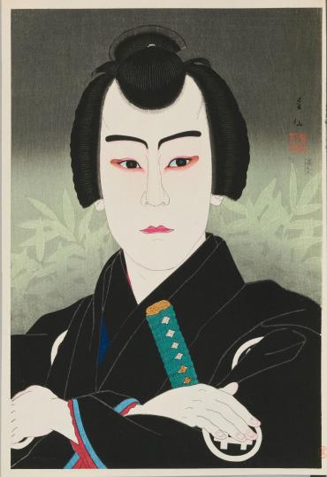 Ichikawa Sumizo VI as Shirai Gonpachi, from “Creative Prints, Collection of Portraits by Shunsen”