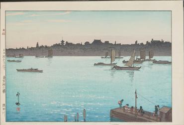 Sumida River, from “Twelve Subjects of Tokyo”

