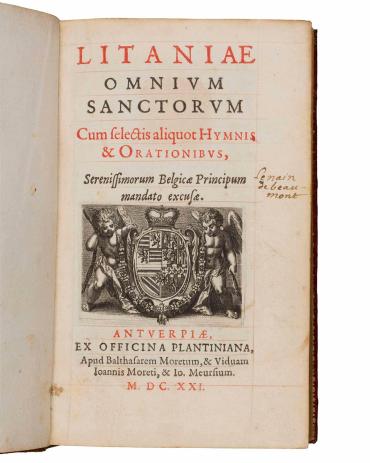 Litaniae Omnium Sanctorum cum selectis aliquot Hymnis & Orationibus