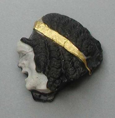 Fragment of a Cameo Glass Vessel: Mask of a Tragic Actor