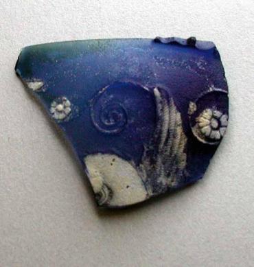 Fragment of Cameo Glass Bowl