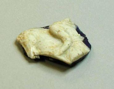 Fragment of Cameo Glass (Probably a Vase)