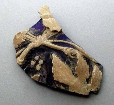 Fragment of Cameo Glass Vase