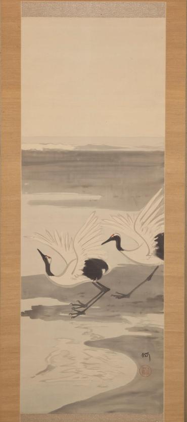 Hama no tsuru (Cranes by the Shore)
