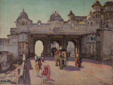 Udaipur Palace Gate (Udaipuru kyumon)