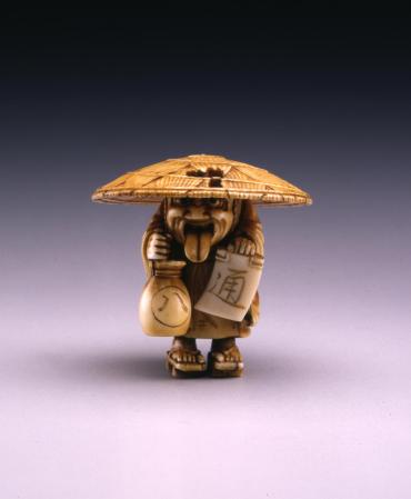 Netsuke: wandering friar