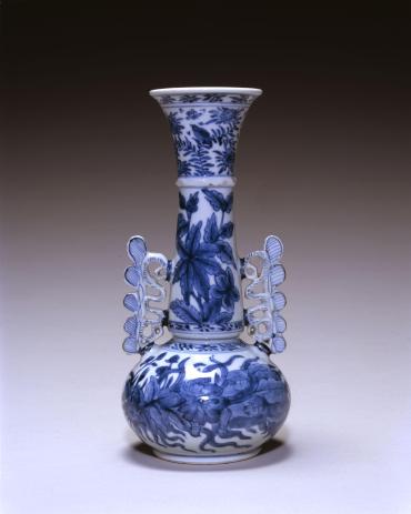 Vase Imitating Venetian “Serpent” Goblet