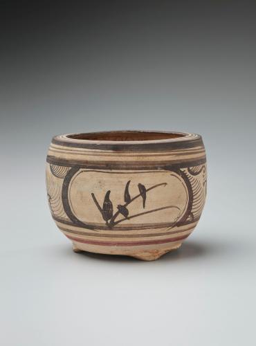 Cizhou bowl with painted decoration