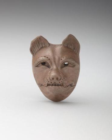 Netsuke: Mask of a fox (kitsune)