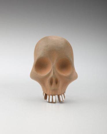 Netsuke: Mask of a skull (dokuro)
