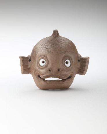 Netsuke: Fishface mask