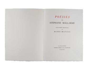 Poésies de Stéphane Mallarmé
