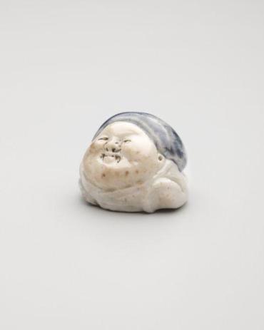 Netsuke: Okame's head