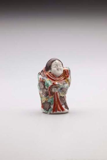 Netsuke: Standing Okame