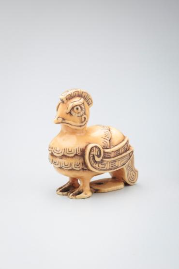 Netsuke: Ho bird (mythological phoenix)