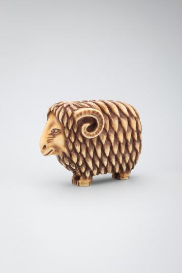 Netsuke: mountain ram