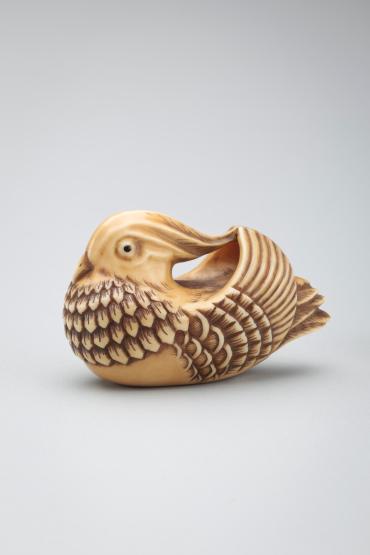 Netsuke: Mandarin duck