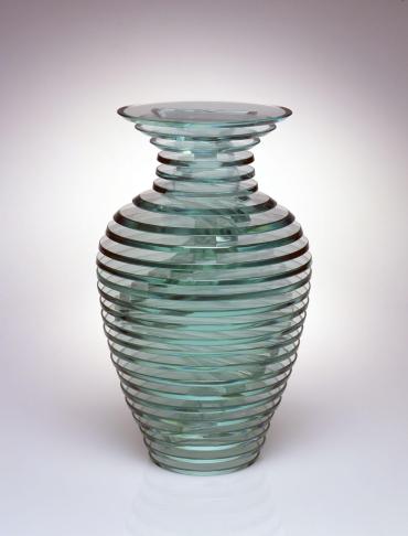 Plate Glass Vase #26
