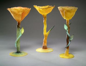 Sculpted Wine Glasses