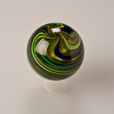 Green Glass Swirl