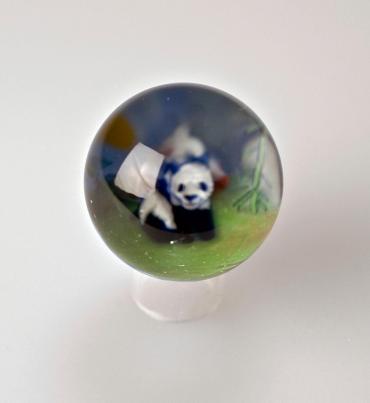 Panda with Bamboo Trees