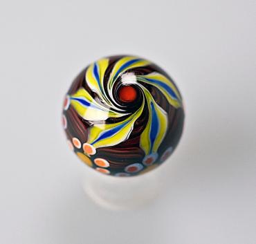 Swirl Marble with Lutz