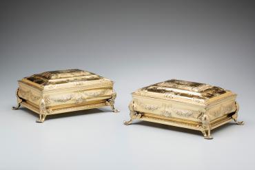 Pair of Jewel Caskets