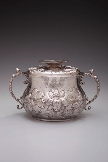 Covered Porringer with Stand