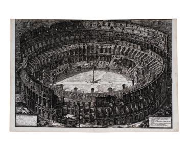 Vedute: The Colosseum. Bird’s Eye View
