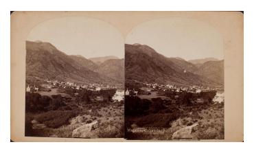 Manitou, Colorado | ARTISTIC VIEWS OF COLORADO. | MANITOU -- SARATOGA OF THE WEST.... Photographed by H. W. Stormer