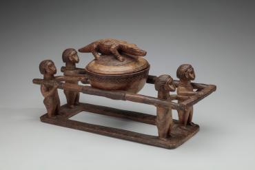 Vessel:  Four Men Carrying a Bowl