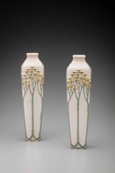 Pair of Vases ("Vase Emaille")