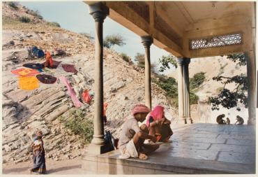 Monkeys and Pilgrims, Galta, Rajasthan, India  1978
