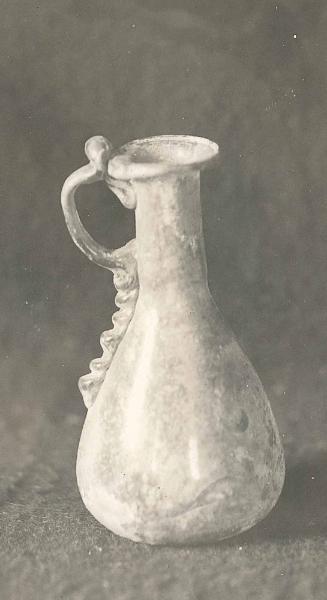 Piriform Bottle with One Handle (Unguentarium)