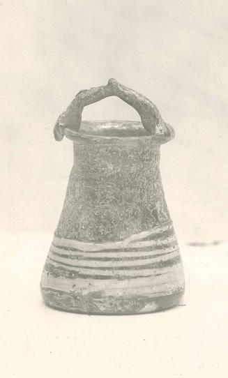 Jar with basket handle