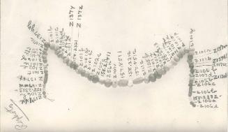 Necklace of glass beads