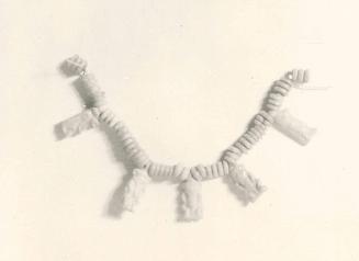 Necklace Beads with Bes-Shaped Pendants