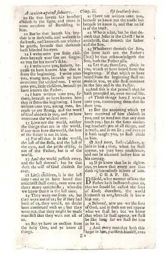 Leaf from The First Delaware New Testament