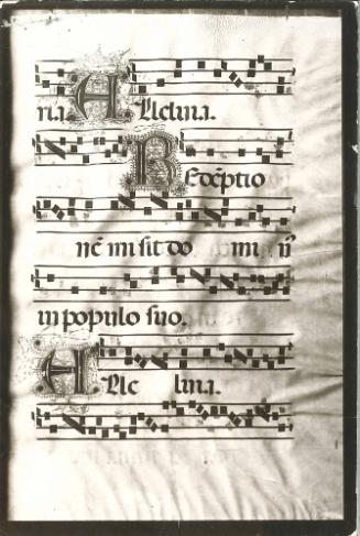 Leaf from an Antiphonarium