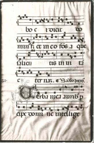 Leaf from an Antiphonarium