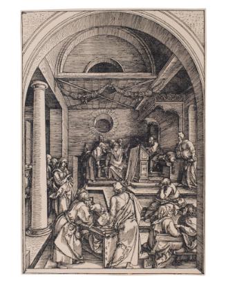 Christ Among the Doctors (from The Life of the Virgin, set of 20)