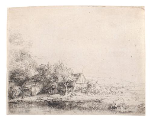 Landscape with a Cow Drinking ( H. 240 II/II, B. 237 II/II)