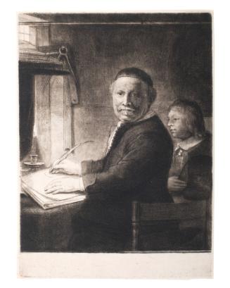 Lieven Willemsz van Coppenol, Writing Master: The Smaller Plate (H. 269 VI/VI, B.282 VI/VI)