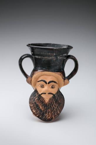 Kantharos (drinking cup) in the Form of a Satyr’s Head