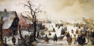 Winter Scene on a Canal