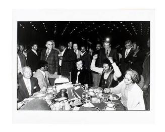 Hugh Hefner - Jesse Jackson, Operation PUSH  Fundraiser, Chicago. from 15 Big Shots portfolio