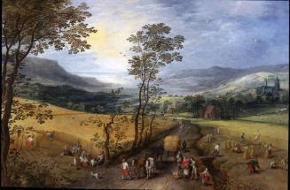 A Summer Landscape with Harvesters